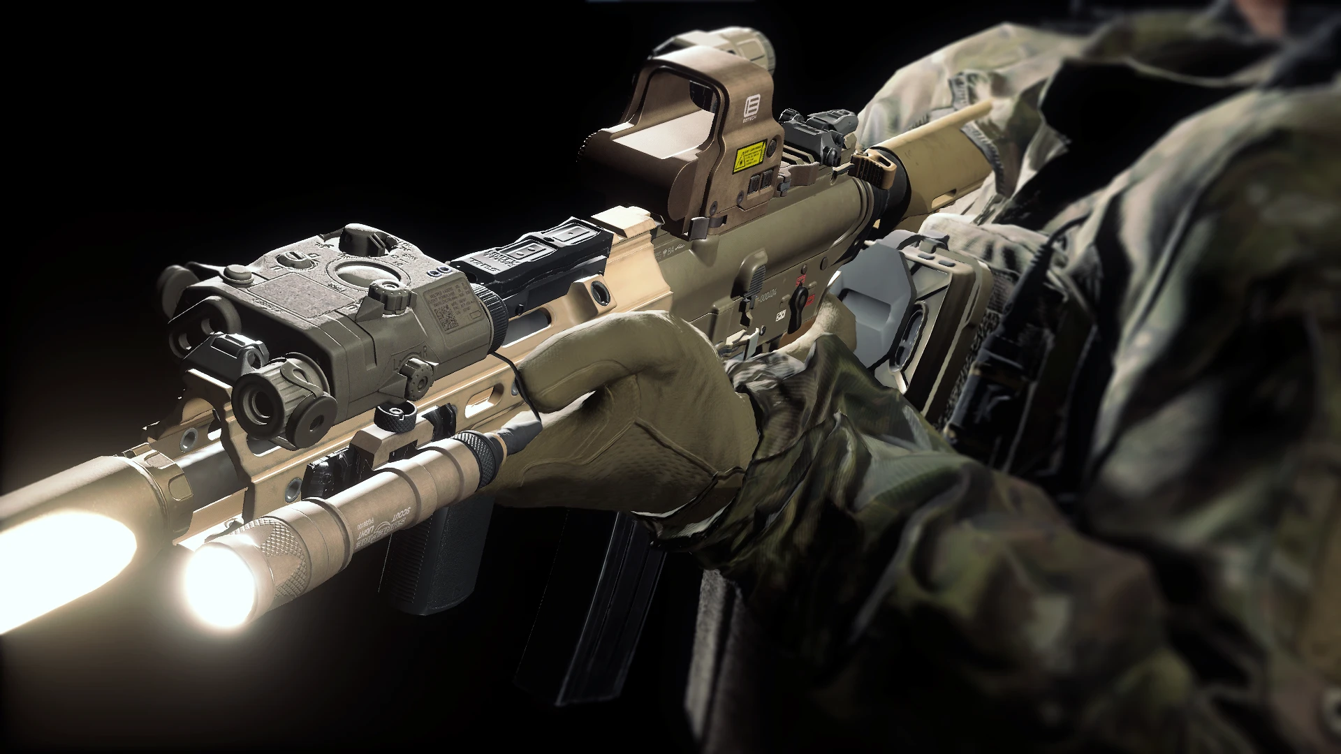 Ready or Not 克隆正確-LA-5，帶Surefire M600V和Unity TAPS遠程開關-3-lagofast 模組大師