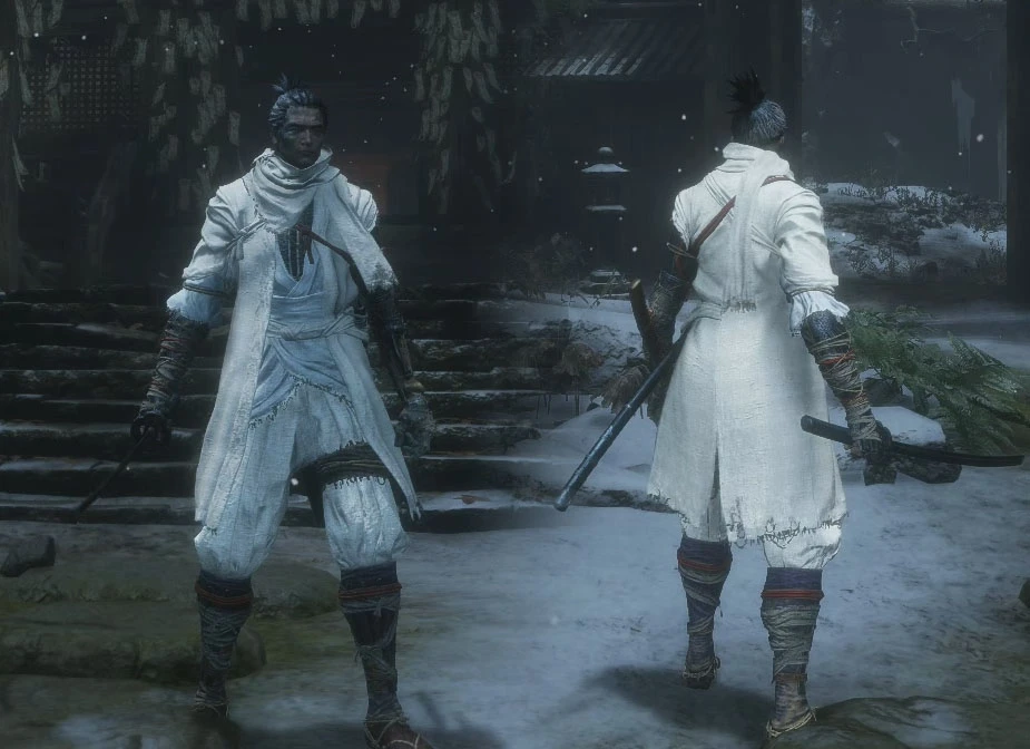 Sekiro: Shadows Die Twice 검은색 세키로 및 흰색-6-라고패스트 모드마스터
