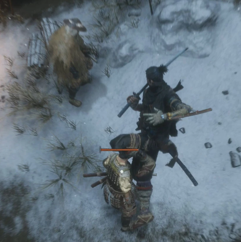 Sekiro: Shadows Die Twice 검은색 세키로 및 흰색-5-라고패스트 모드마스터