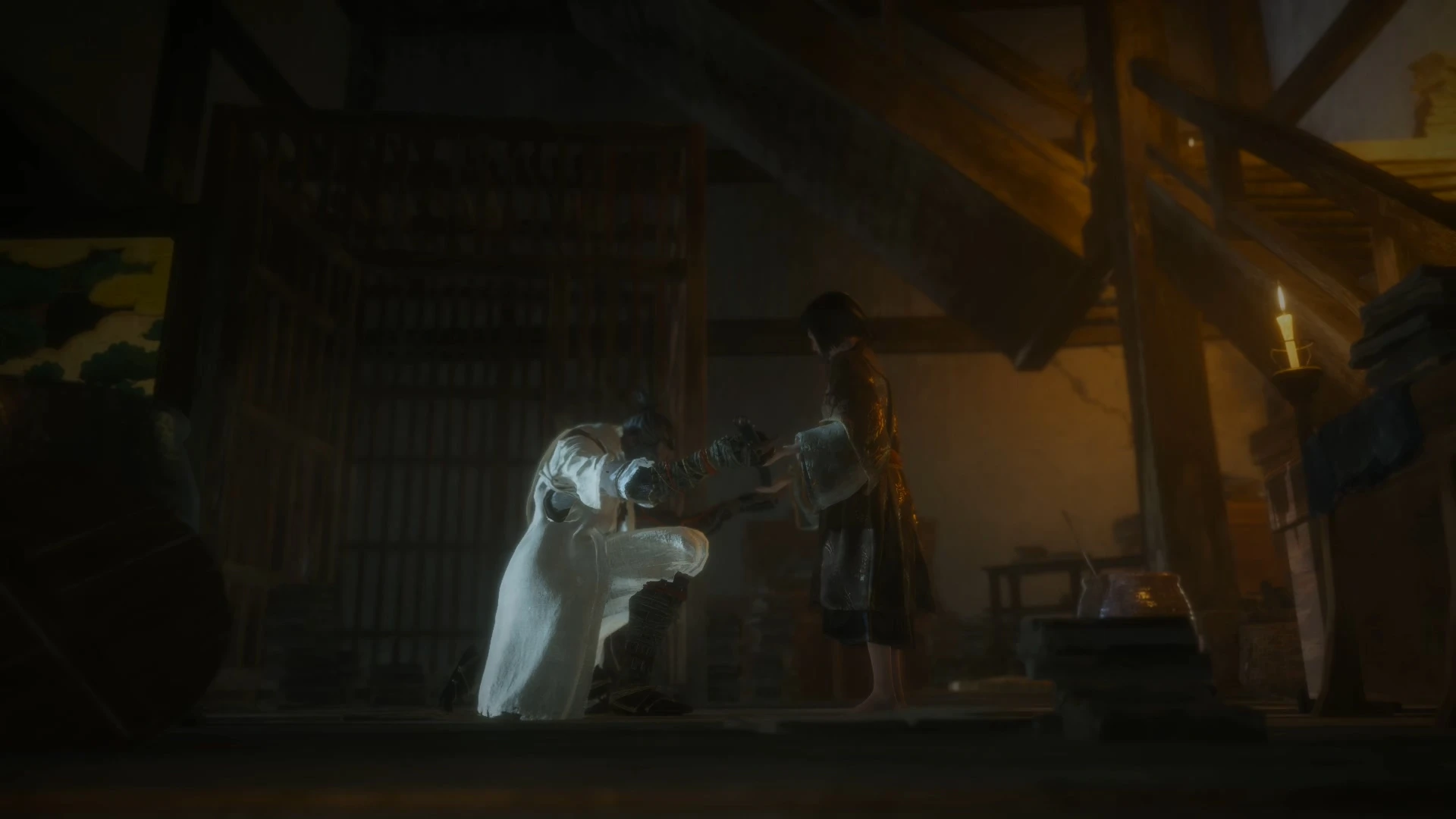 Sekiro: Shadows Die Twice 검은색 세키로 및 흰색-8-라고패스트 모드마스터