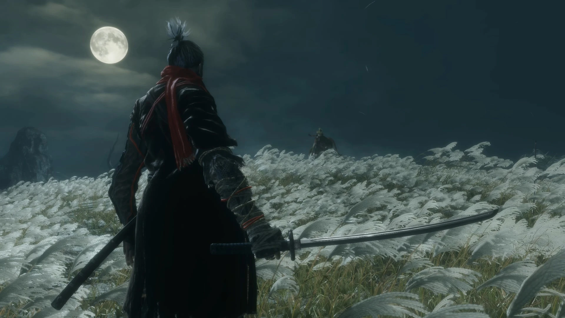 Sekiro: Shadows Die Twice 검은색 세키로 및 흰색-3-라고패스트 모드마스터