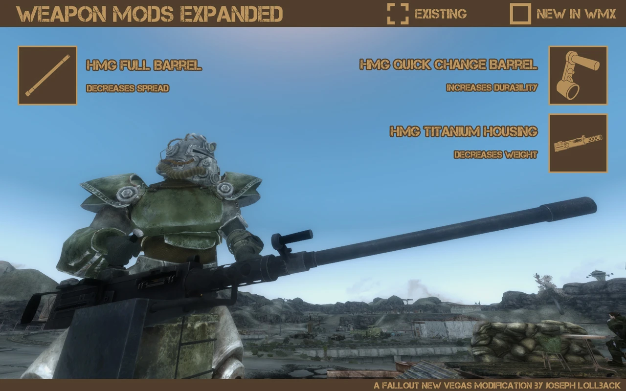 Fallout: New Vegas Modi di arma espansi-wmx-4-lagofast mod master