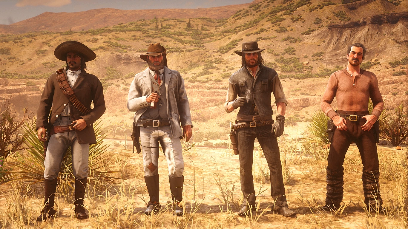 Red Dead Redemption 2 окружающая банда-дополнение к банде rdr-5-lagofast mod master