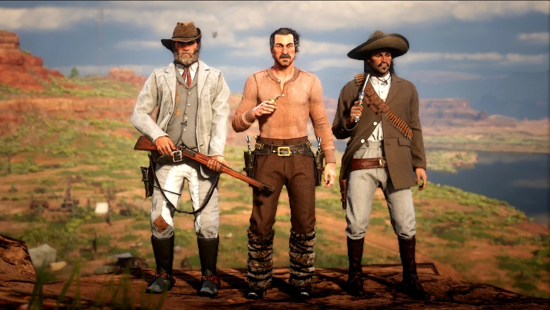 Red Dead Redemption 2 окружающая банда-дополнение к банде rdr-6-lagofast mod master