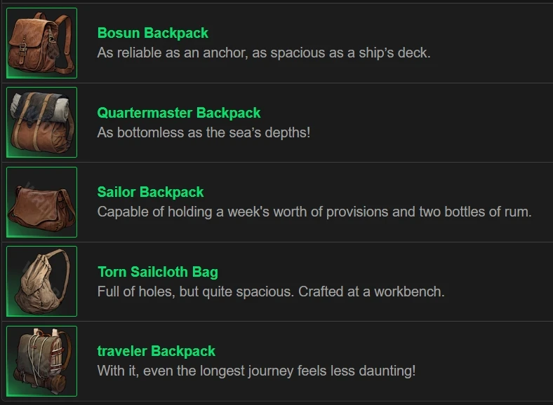 Bigger Backpacks 2x 5x 10x Mod Menu