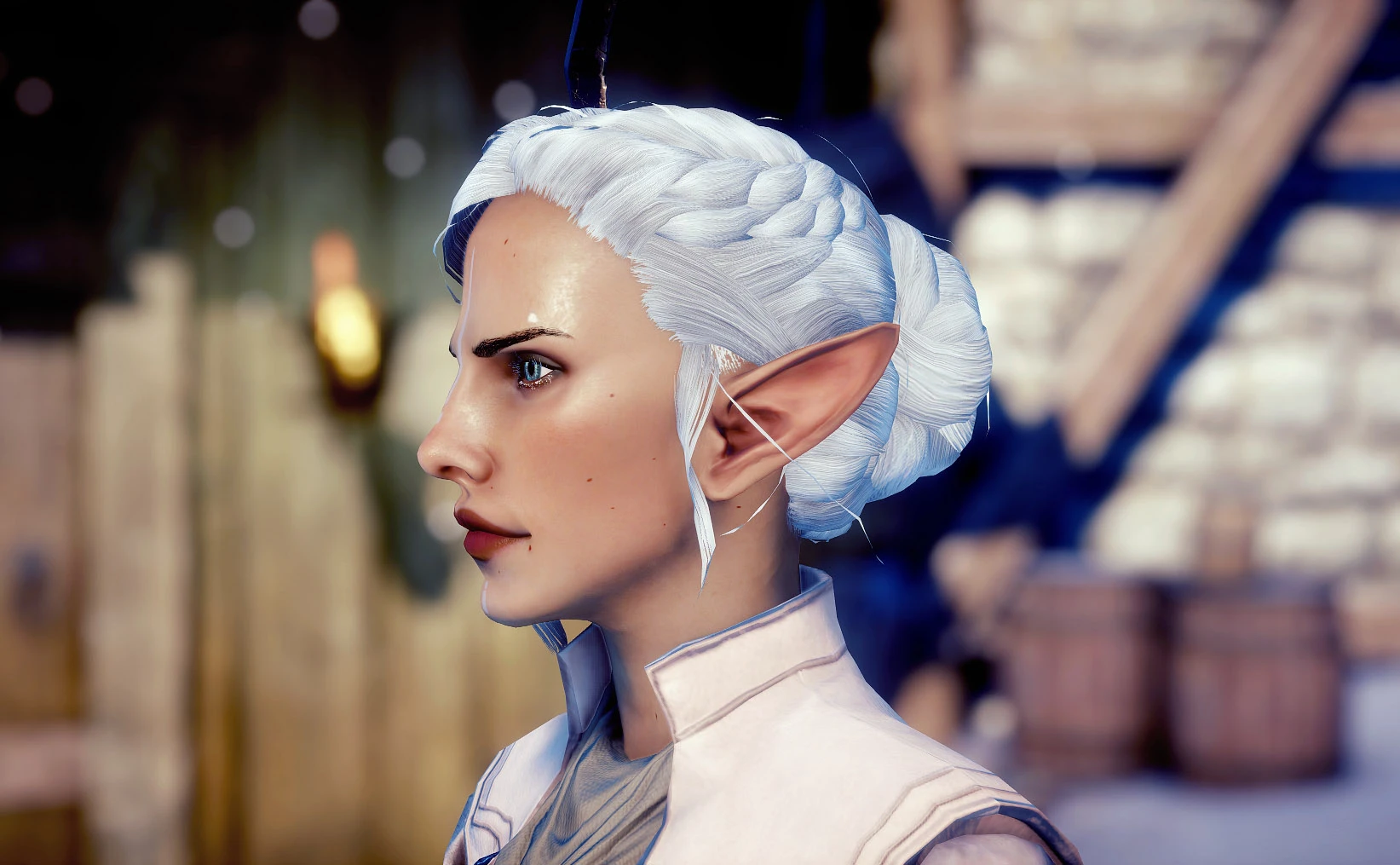 Dragon Age Inquisition 옆으로 땋은 반묶음-4-라고패스트 모드마스터
