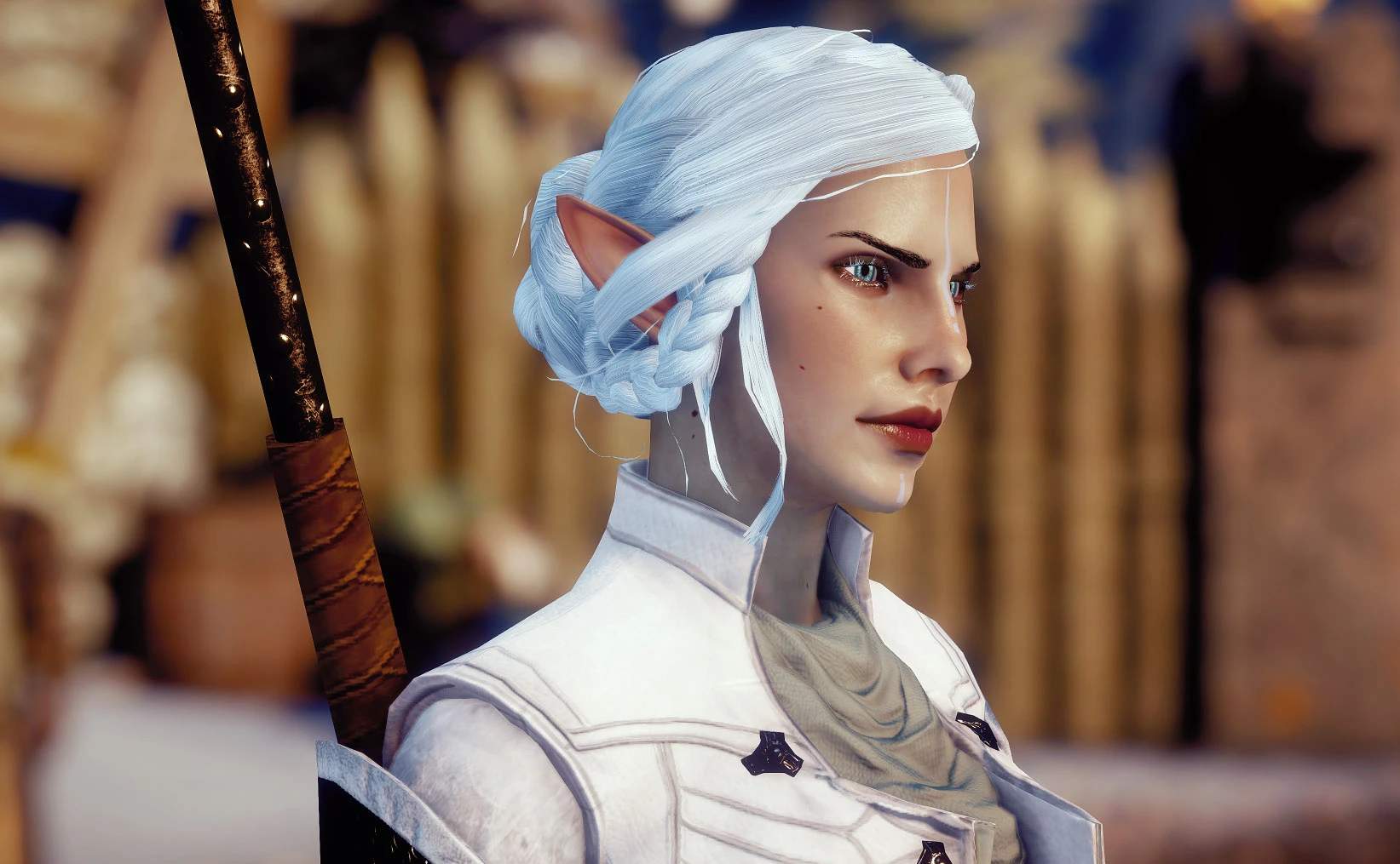 Dragon Age Inquisition 옆으로 땋은 반묶음-3-라고패스트 모드마스터