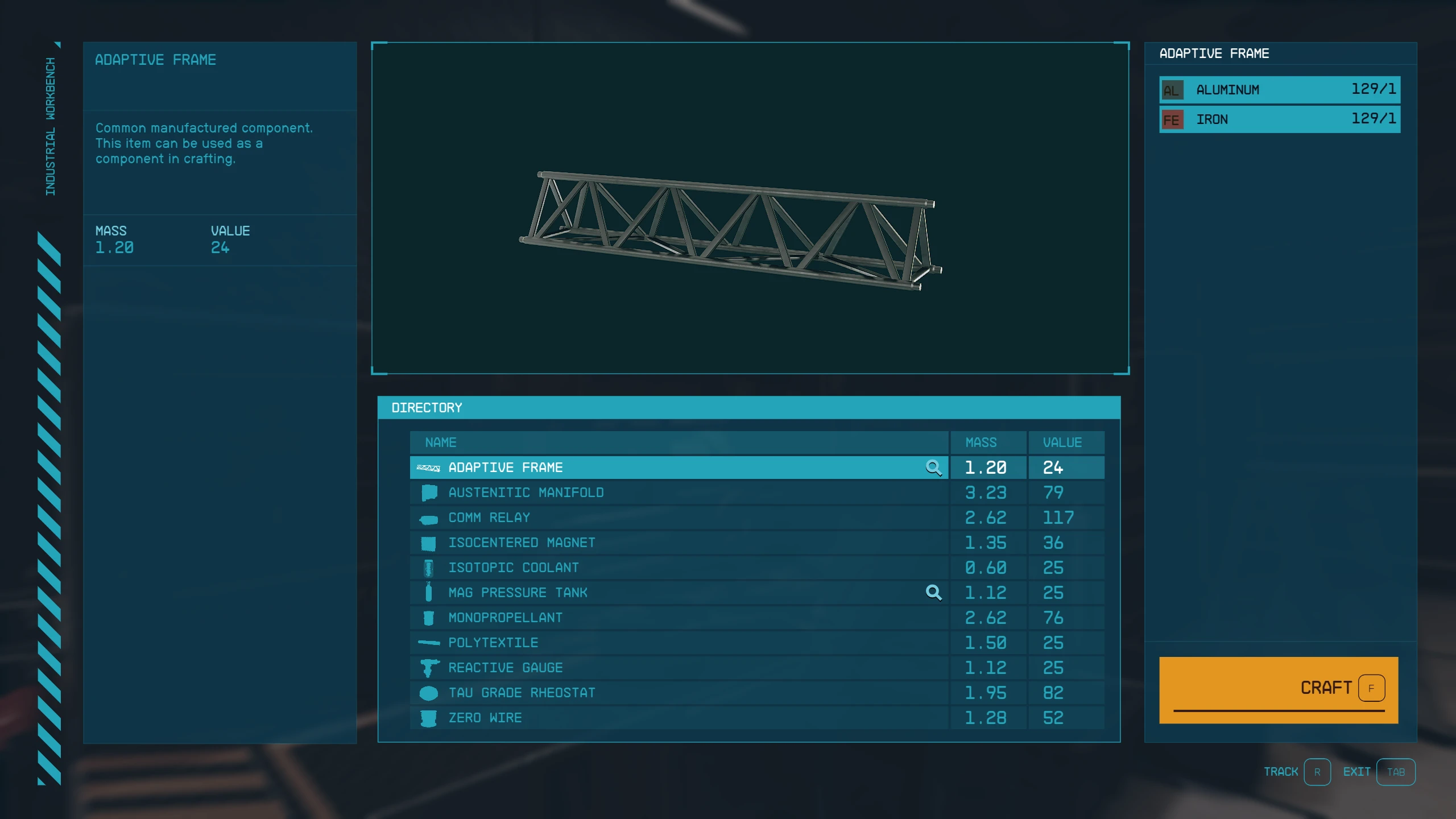 Starfield Compact Crafting UI-4-lagofast mod master