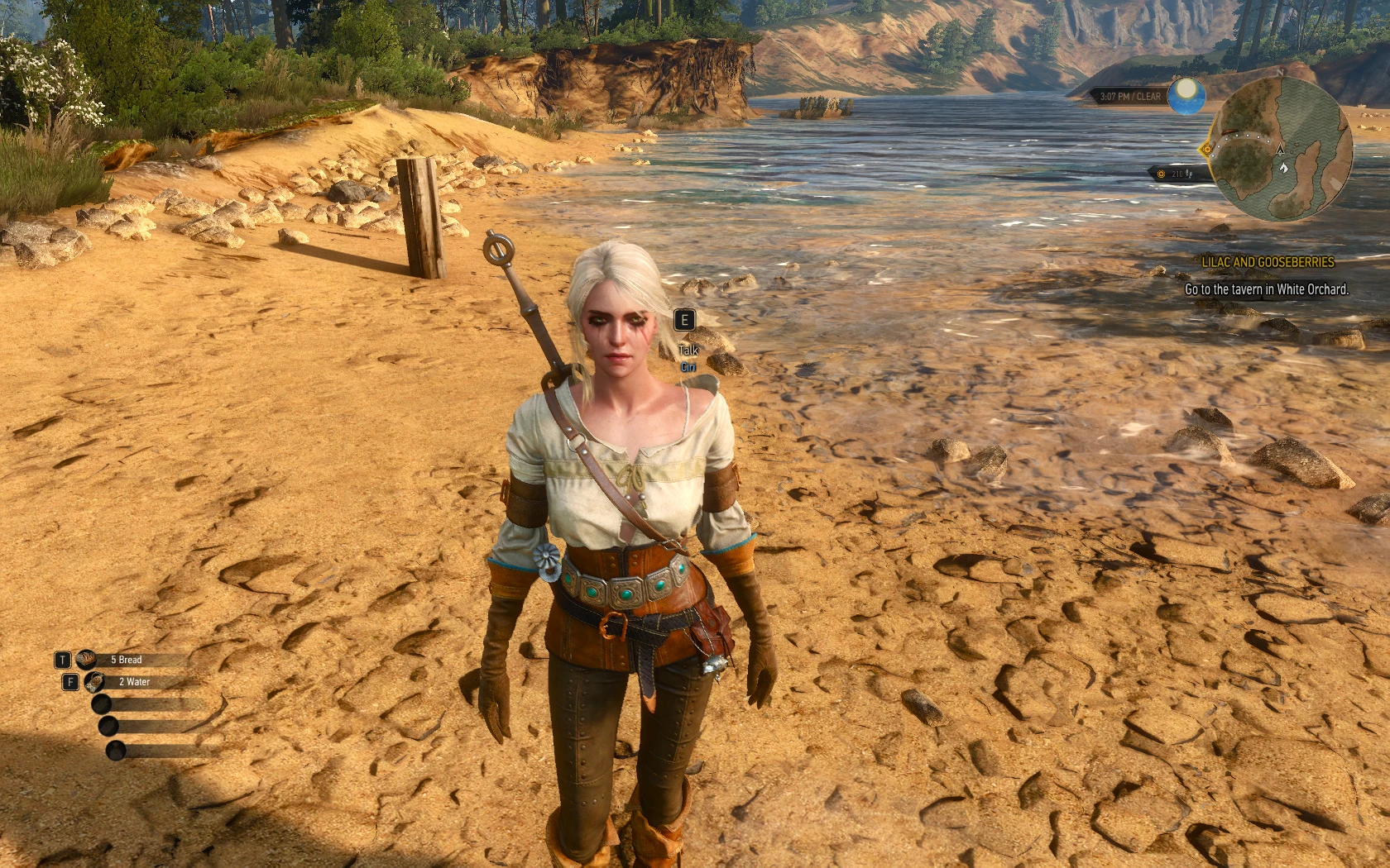 The Witcher 3: Wild Hunt-게임 플레이 중 NPC의 입 움직임과 고해상도 그림자(및 고품질 헤드)-라고패스트 모드마스터