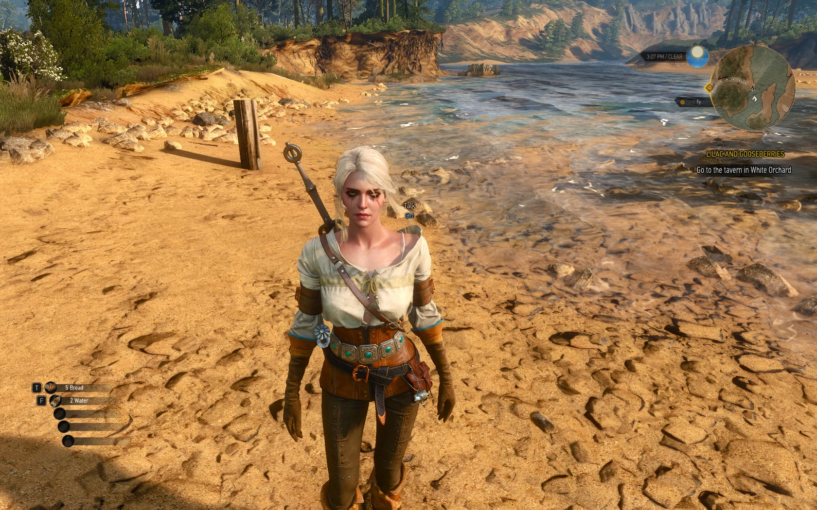 The Witcher 3: Wild Hunt 게임 플레이 중 NPC의 입 움직임과 고해상도 그림자(및 고품질 헤드)-2-라고패스트 모드마스터