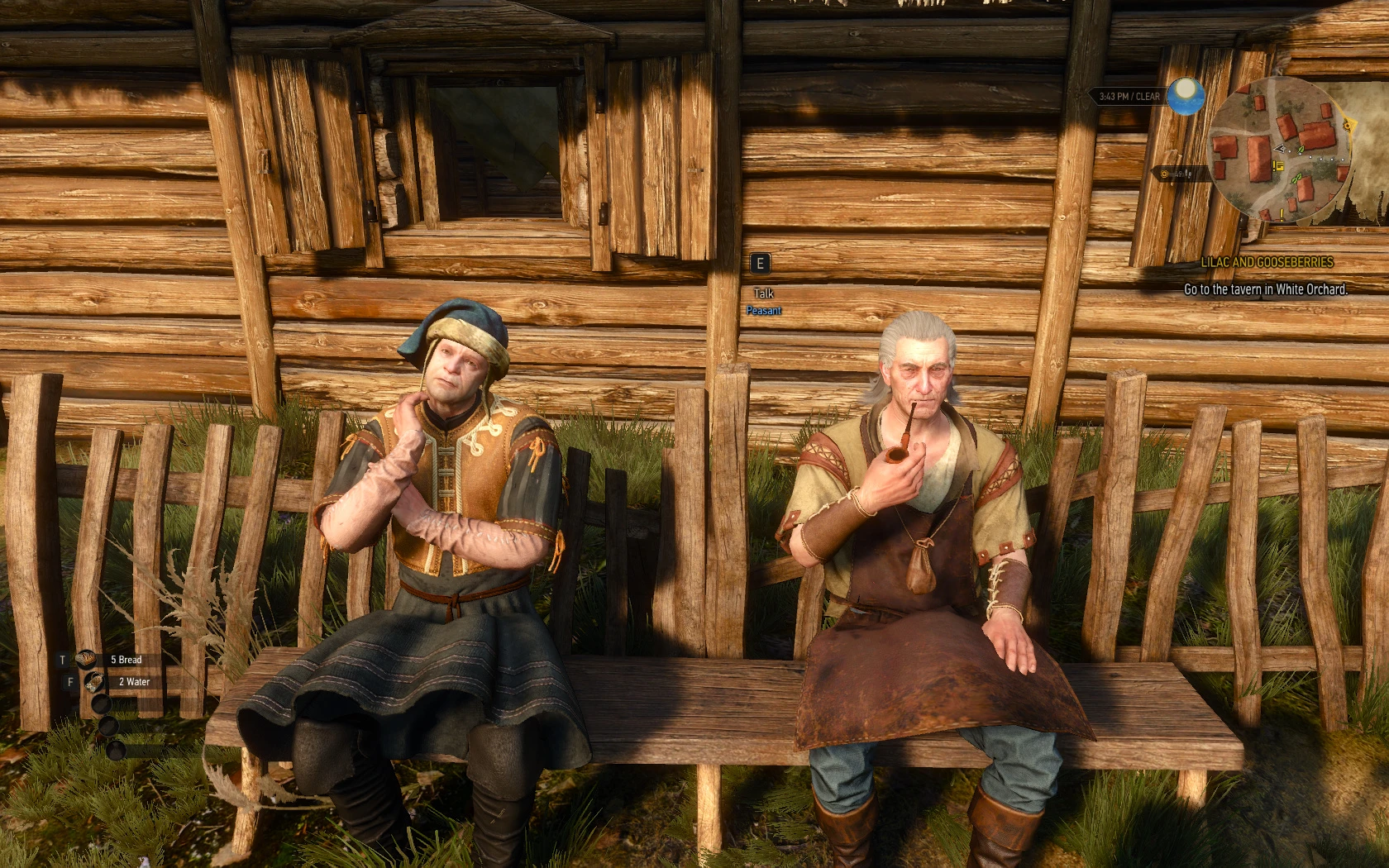 The Witcher 3: Wild Hunt 게임 플레이 중 NPC의 입 움직임과 고해상도 그림자(및 고품질 헤드)-5-라고패스트 모드마스터