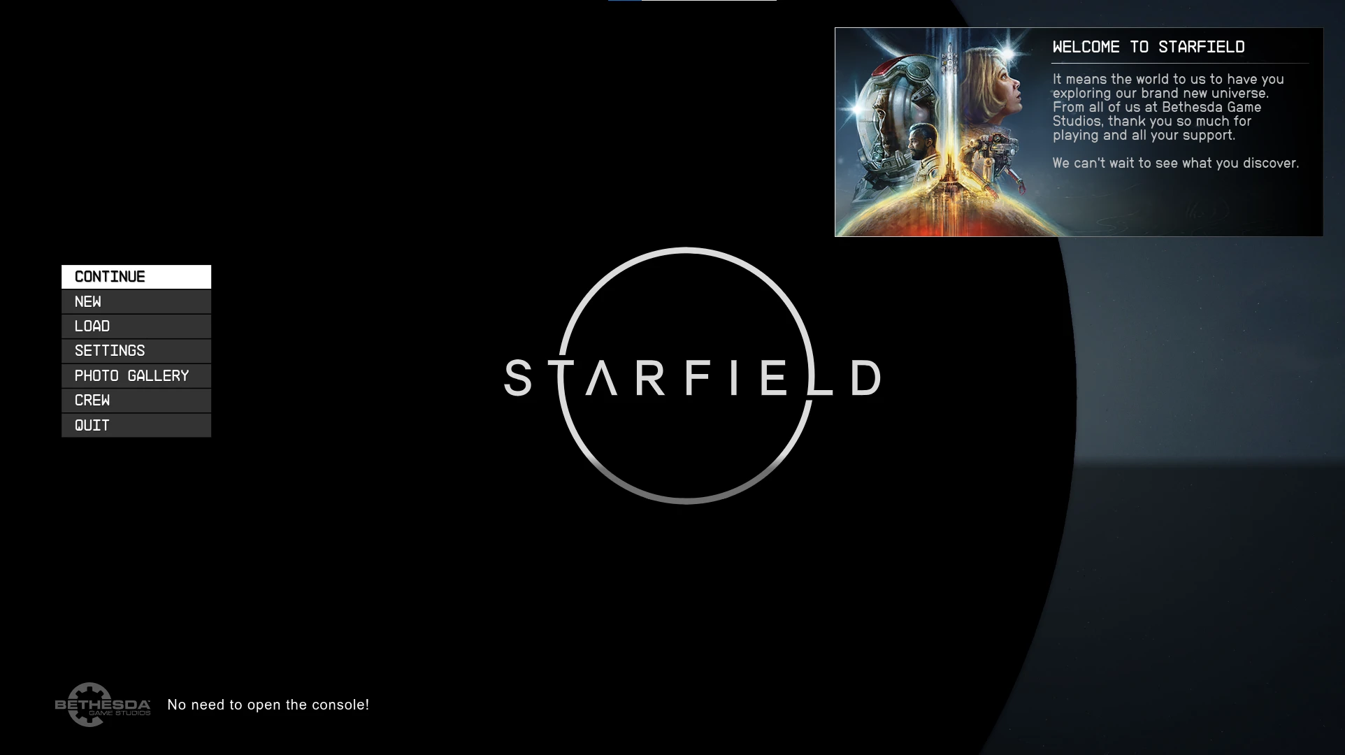 Starfield-콘솔 명령 실행기-라고패스트 모드마스터