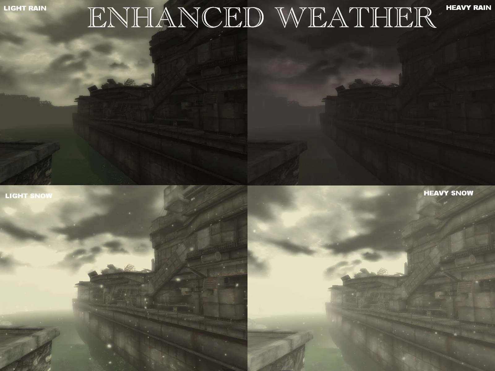 Fallout 3 - Game of the Year Edition-增強天氣 - 雨雪效果 v2 修正檔-lagofast 模組大師