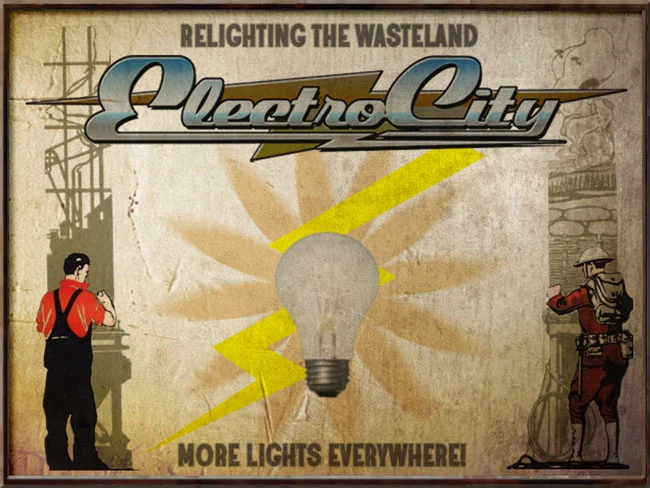Fallout: New Vegas ELECTRO-CITY - Relighting the Wasteland-5-lagofast mod master