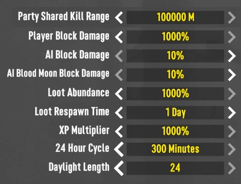7 Days to Die D6-Options de jeu étendues v2.0-1-modérateur lagofast