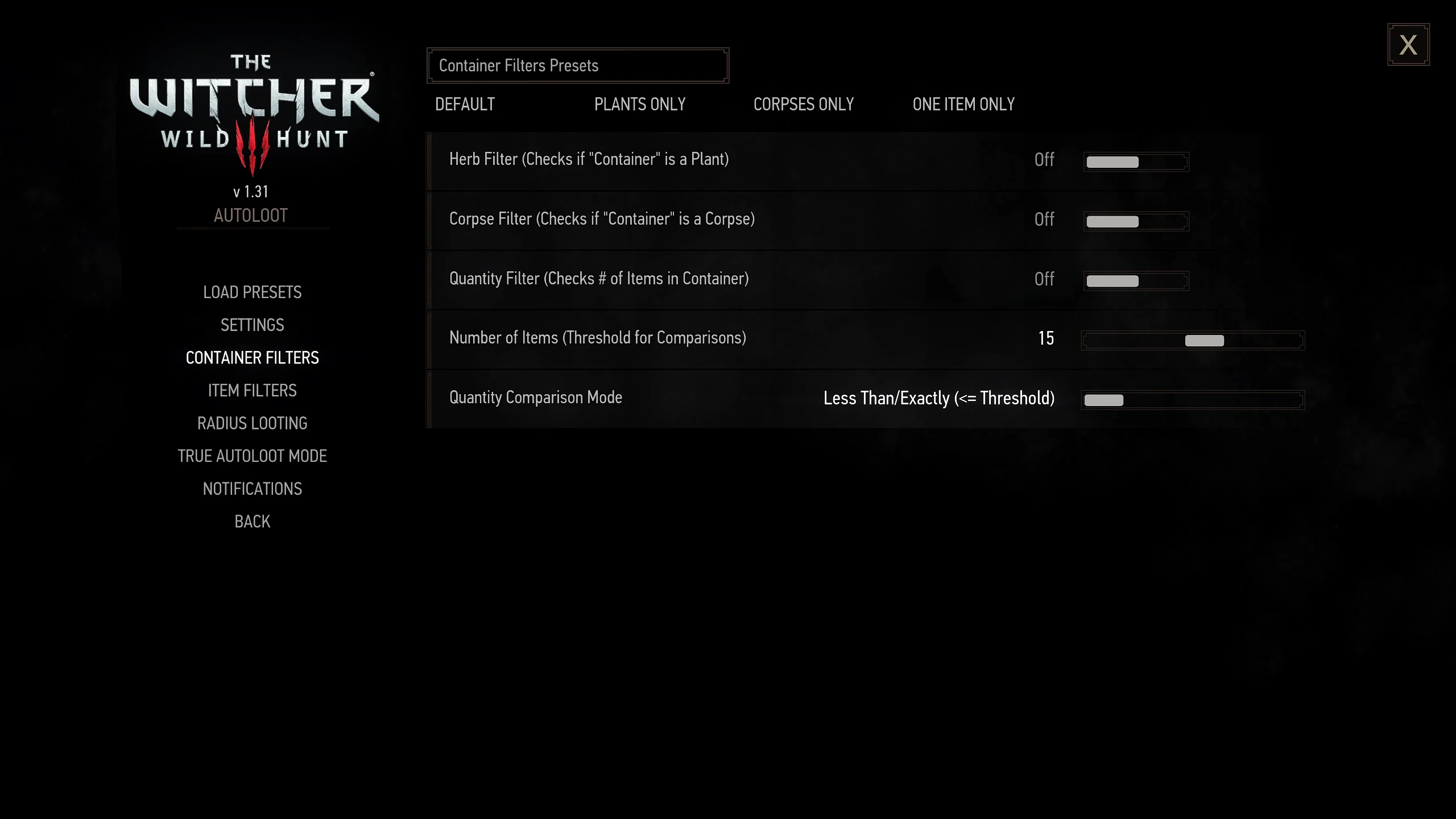 The Witcher 3: Wild Hunt Configuration Tout-en-Un du Butin Automatique (1.30-1.31)-6-modérateur lagofast
