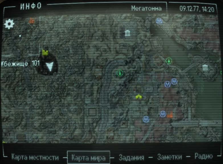 Fallout 3 - Game of the Year Edition Цветная высокодетализированная карта и значки-3-lagofast mod master