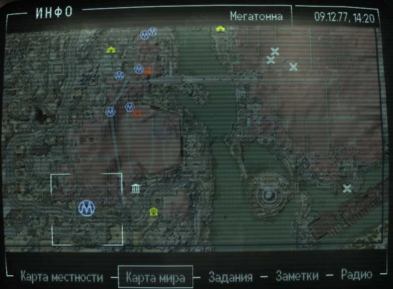 Fallout 3 - Game of the Year Edition Цветная высокодетализированная карта и значки-1-lagofast mod master