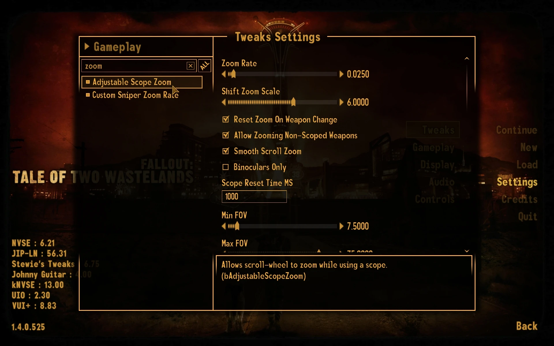Fallout: New Vegas lStewieAl's Tweaks and Engine Fixes-2-lagofast mod master