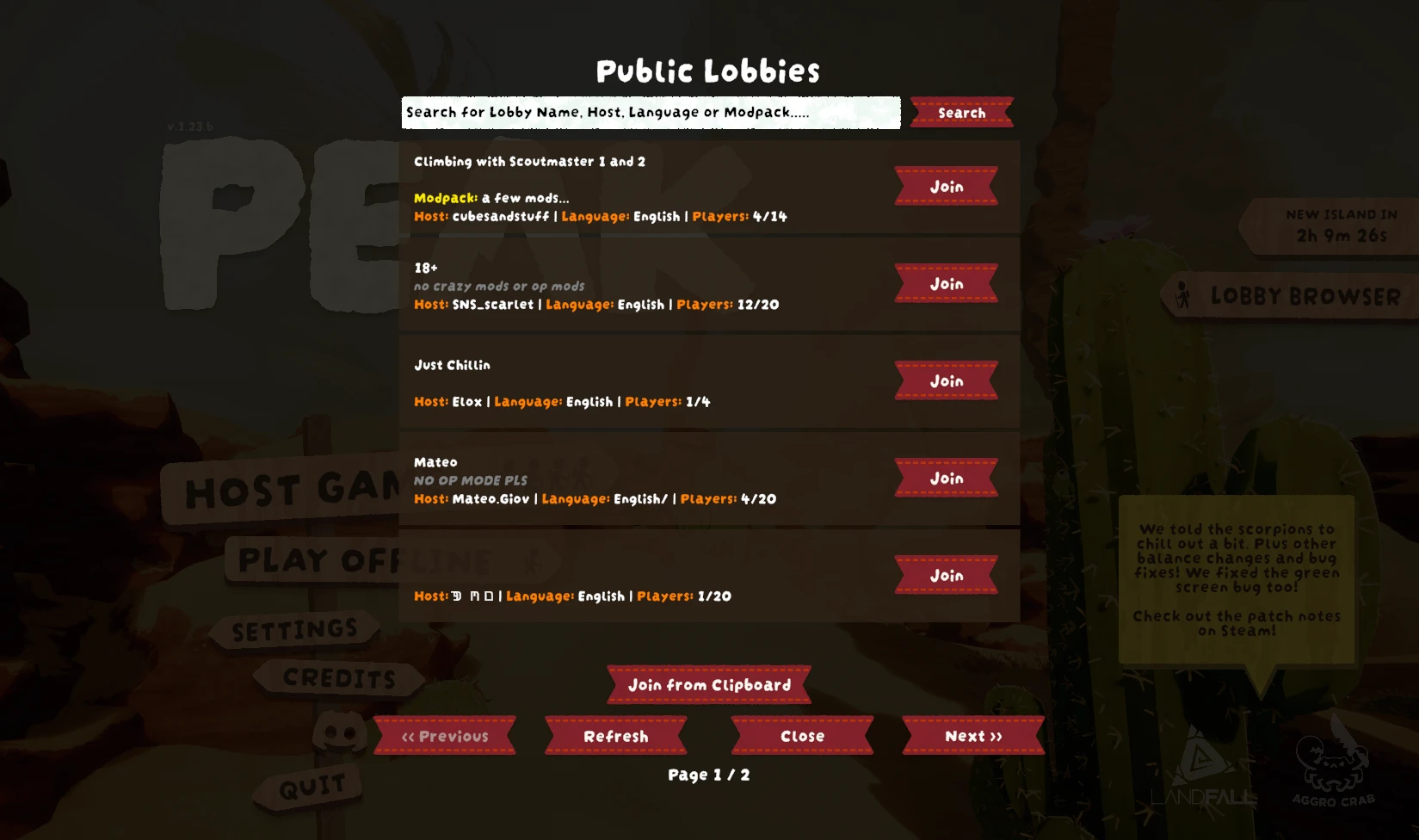 PEAK PEAKLobbyBrowser-1-lagofast mod master