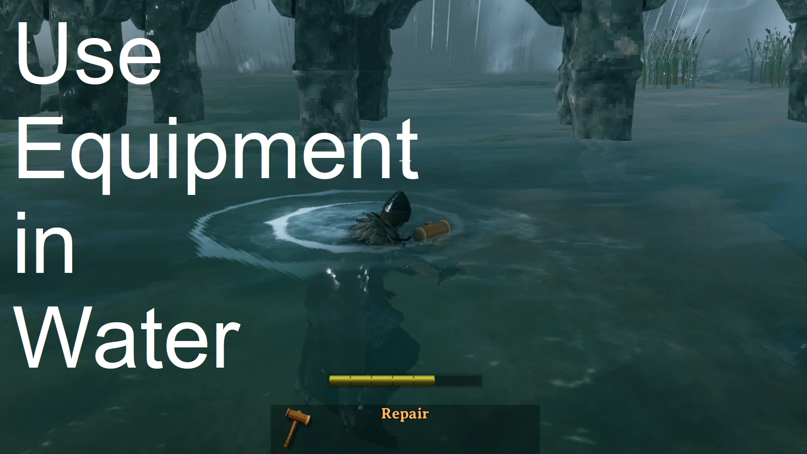 Valheim-Использовать снаряжение в воде-lagofast mod master