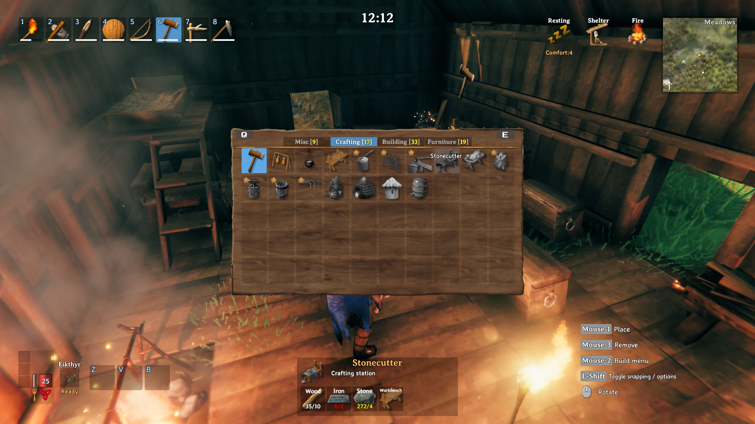 Valheim Создавайте, стройте, плавьте, готовьте, используйте топливо, берите из контейнеров-3-lagofast mod master