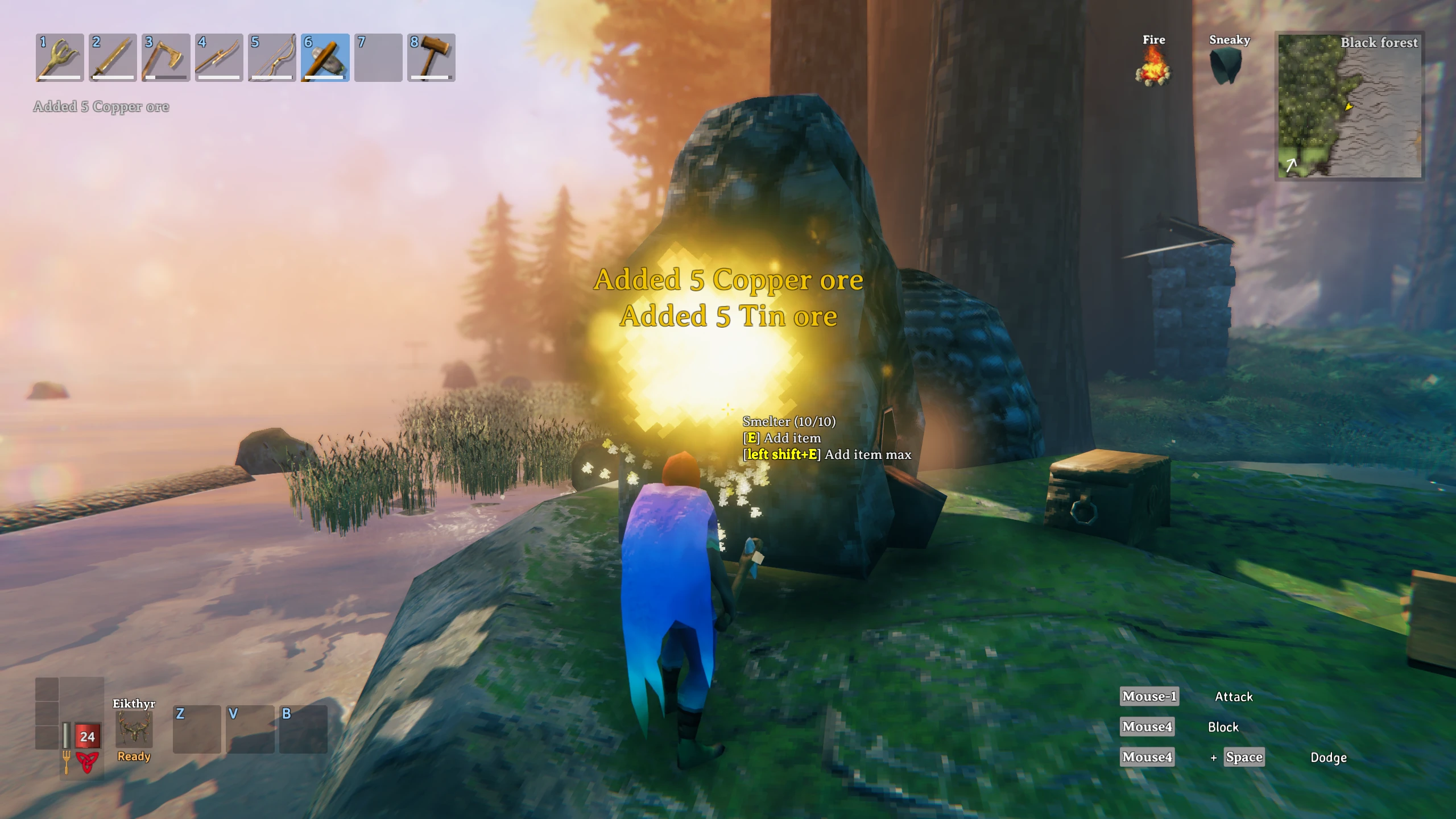 Valheim Создавайте, стройте, плавьте, готовьте, используйте топливо, берите из контейнеров-5-lagofast mod master