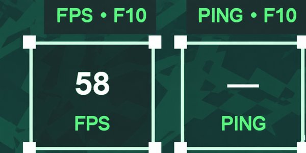 Inject0r HUD FPS and Ping widgets