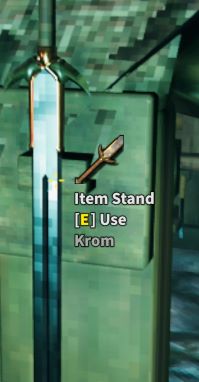 Screenshot Item Stand