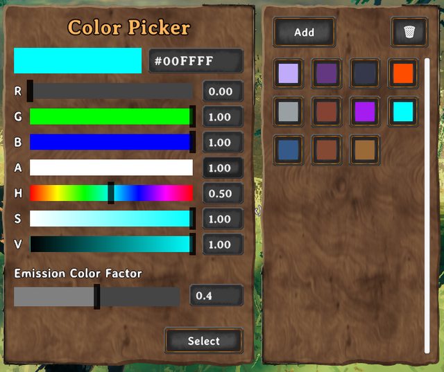 ColorPicker & ColorPalette