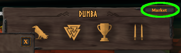 SimpleMarket Market Button