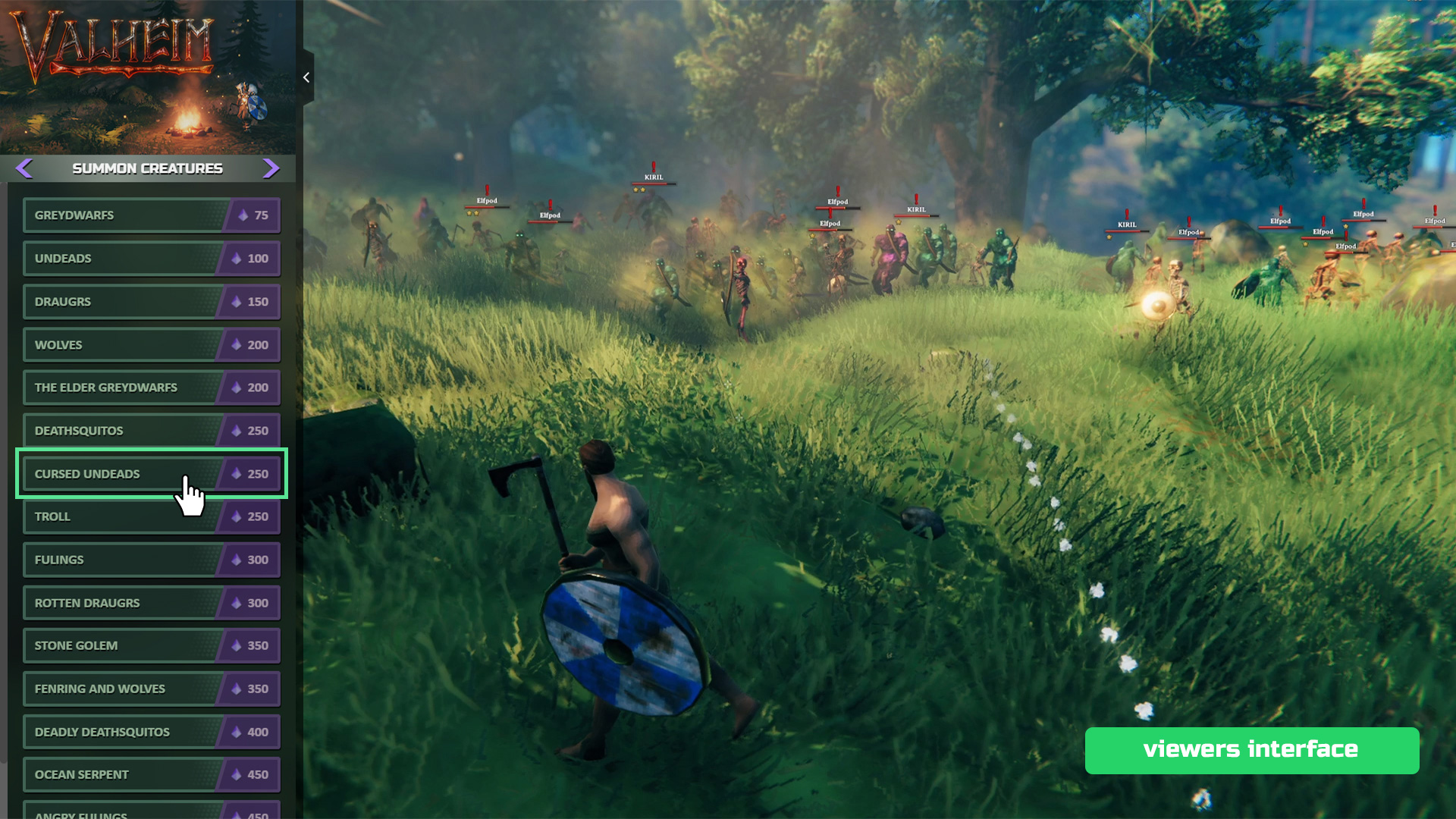 Twitch Extension Screenshot