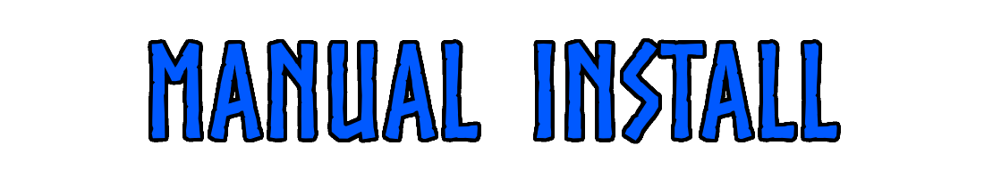 Manual Install