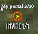 Invite portal map pin with quota label