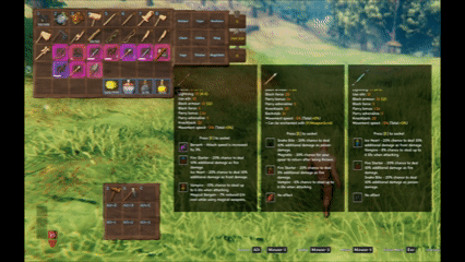 Scrolling item details and pinning tooltips