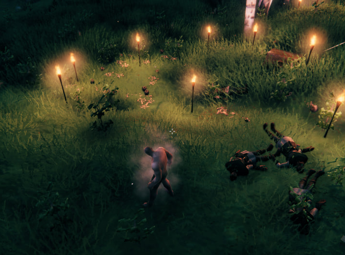 The battlefield after a raid