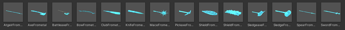 Frometal Weapons
