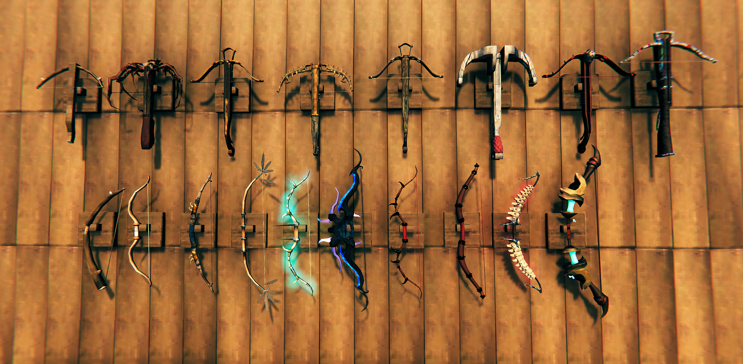 Warfare bows/crossbows