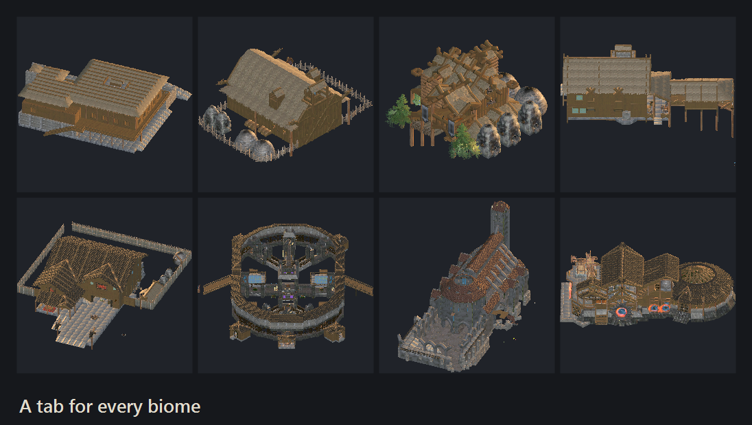 A tab for every biome